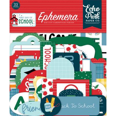 Echo Park First Day Of School Die Cuts - Ephemera